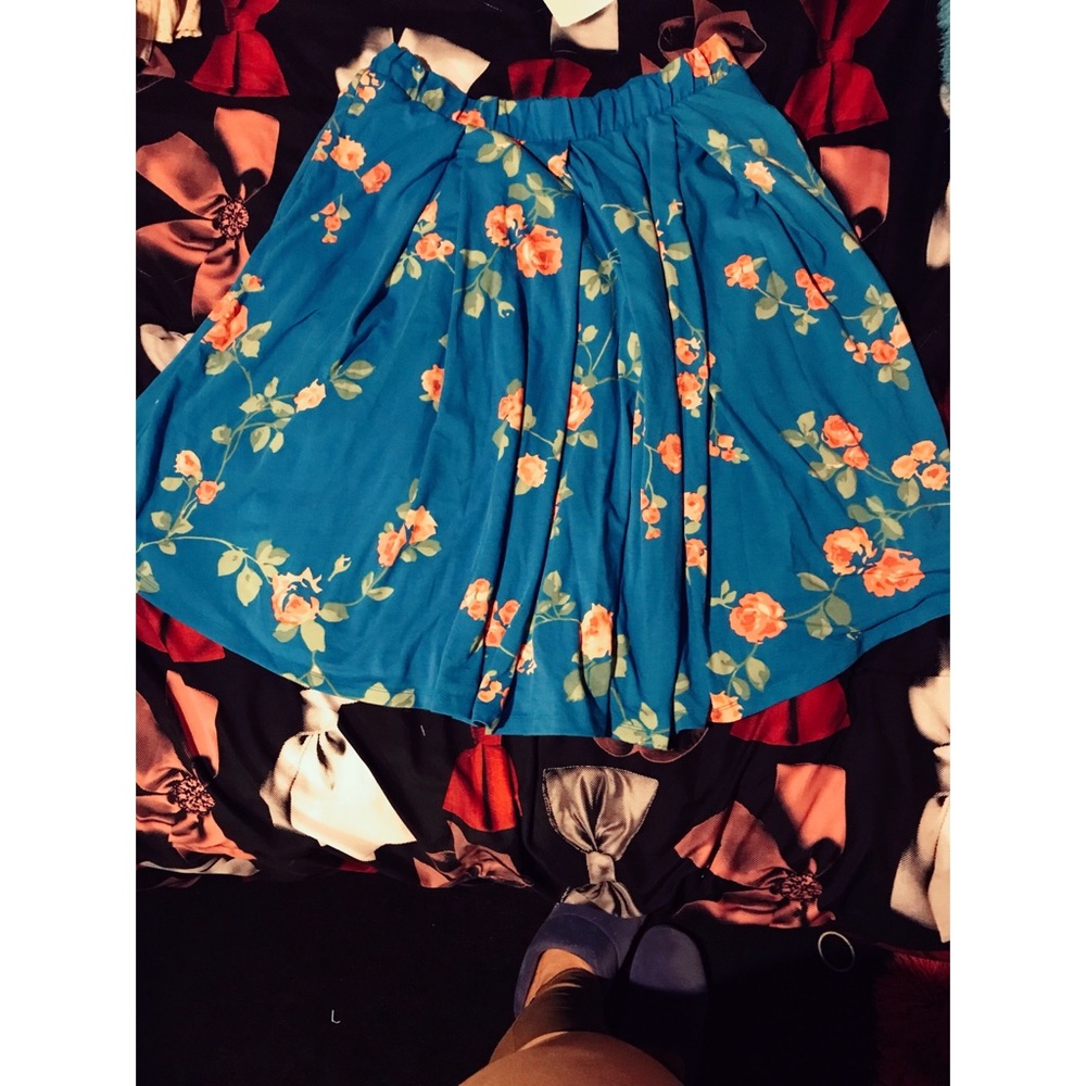 Lularoe Floral Madison skirt